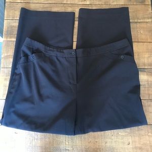 Lane Bryant black wide leg pant